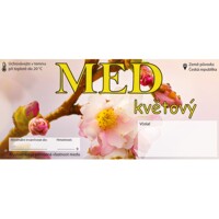 Etiketa MED - květový, typ 3 - 100 kusů